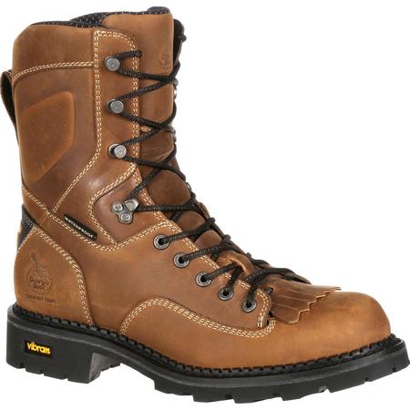 GEORGIA BOOT Comfort Core Composite Toe Waterproof Logger Work Boot, 105W GB00123